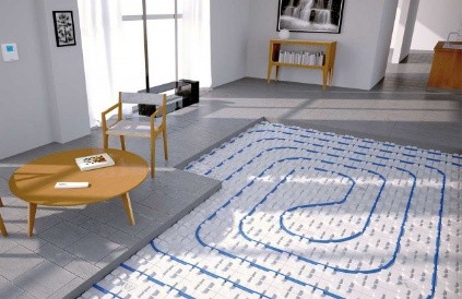 Confort intérieur avec chauffage au sol moderne